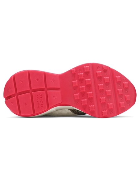 GUCCI WMNS GG RHYTON BEIGE WHITE PINK,GUCCI SHOES Reps,Other Brand Reps Sneakers