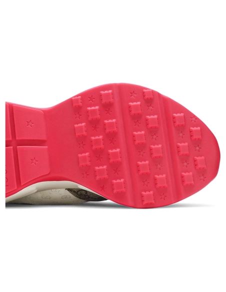 GUCCI WMNS GG RHYTON BEIGE WHITE PINK,GUCCI SHOES Reps,Other Brand Reps Sneakers