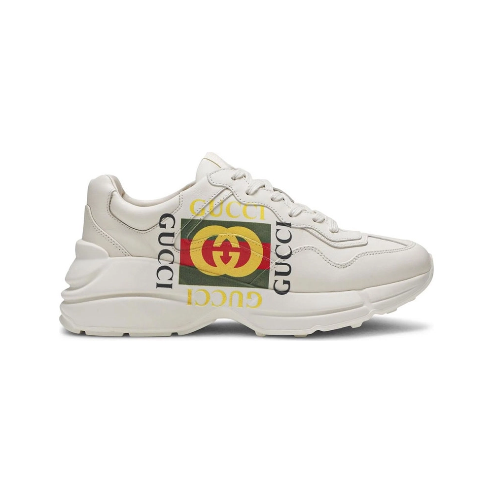 Gucci Rhyton Leather Sneaker Vintage Logo,GUCCI SHOES Reps,Other Brand Reps Sneakers