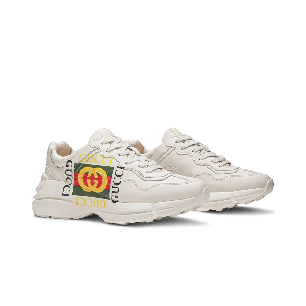 Gucci Rhyton Leather Sneaker Vintage Logo,GUCCI SHOES Reps,Other Brand Reps Sneakers