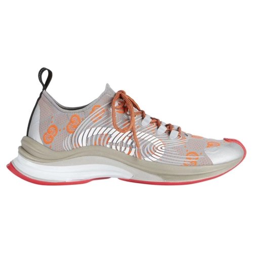 Gucci Run Sneaker Grey Orange,GUCCI SHOES Reps,Other Brand Reps Sneakers