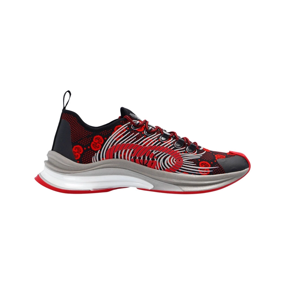Gucci Run Sneaker Black Red,GUCCI SHOES Reps,Other Brand Reps Sneakers