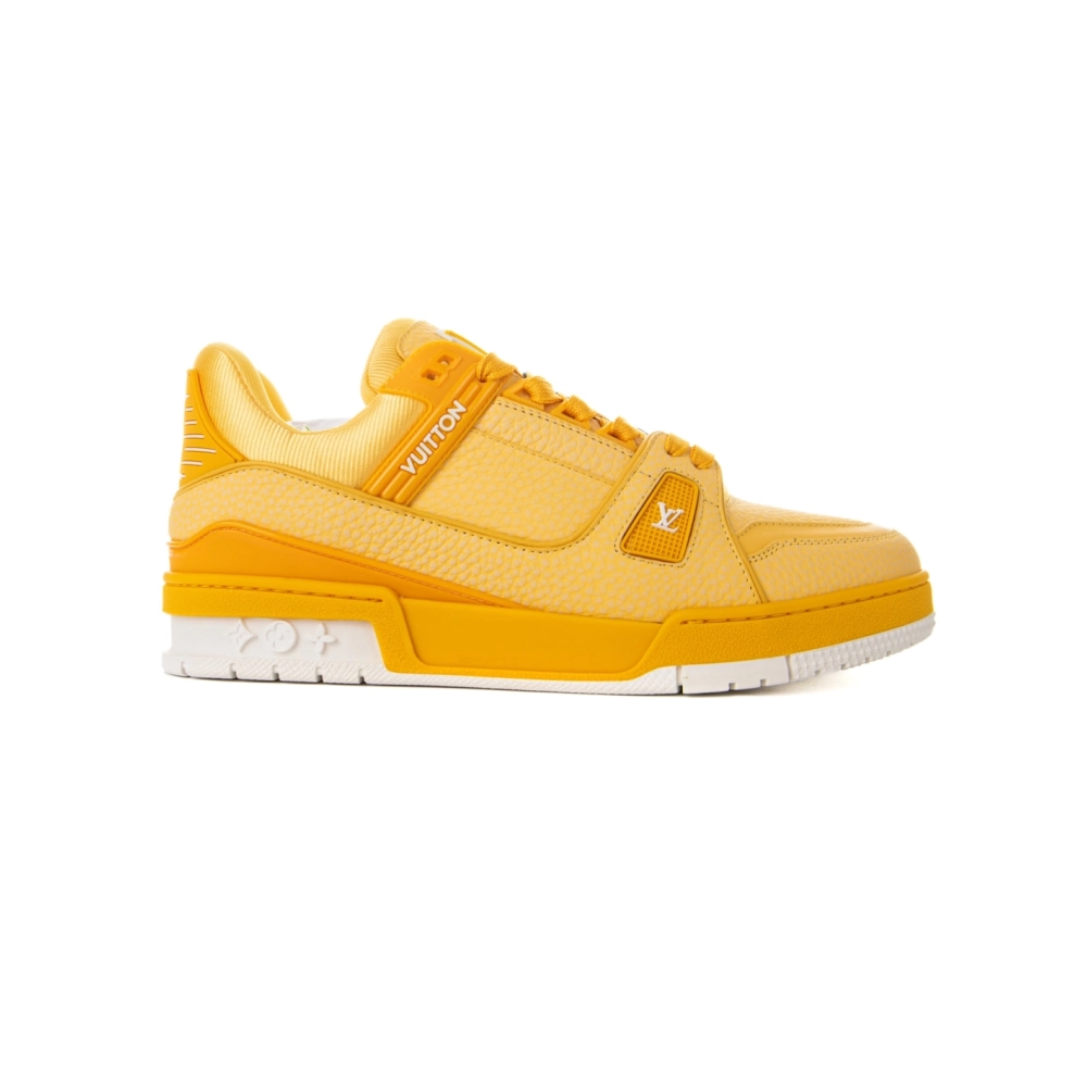 Louis Vuitton LV Trainer Yellow White,Louis Vuitton Trainer,LOUIS VUITTON Reps Sneakers,Other Brand Reps Sneakers