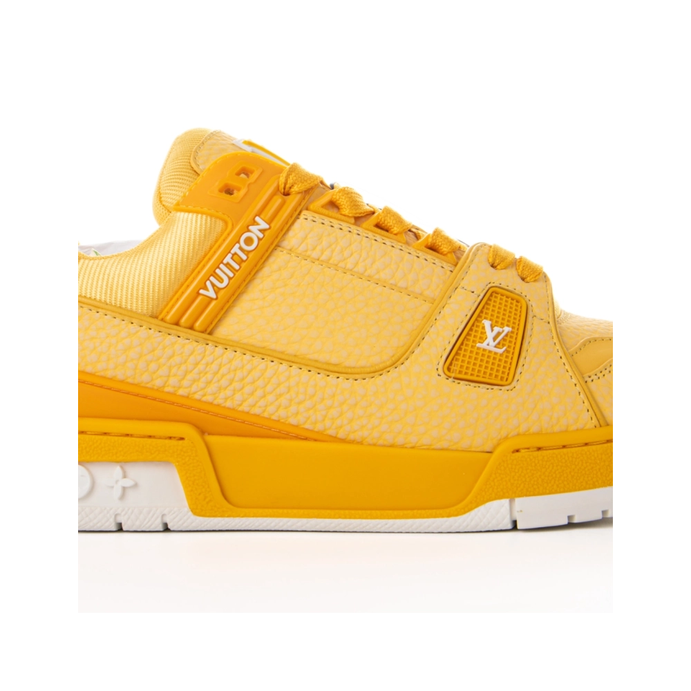 Louis Vuitton LV Trainer Yellow White,Louis Vuitton Trainer,LOUIS VUITTON Reps Sneakers,Other Brand Reps Sneakers