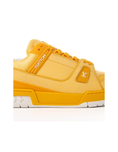 Louis Vuitton LV Trainer Yellow White,Louis Vuitton Trainer,LOUIS VUITTON Reps Sneakers,Other Brand Reps Sneakers