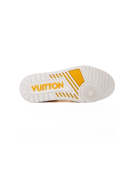 Louis Vuitton LV Trainer Yellow White,Louis Vuitton Trainer,LOUIS VUITTON Reps Sneakers,Other Brand Reps Sneakers