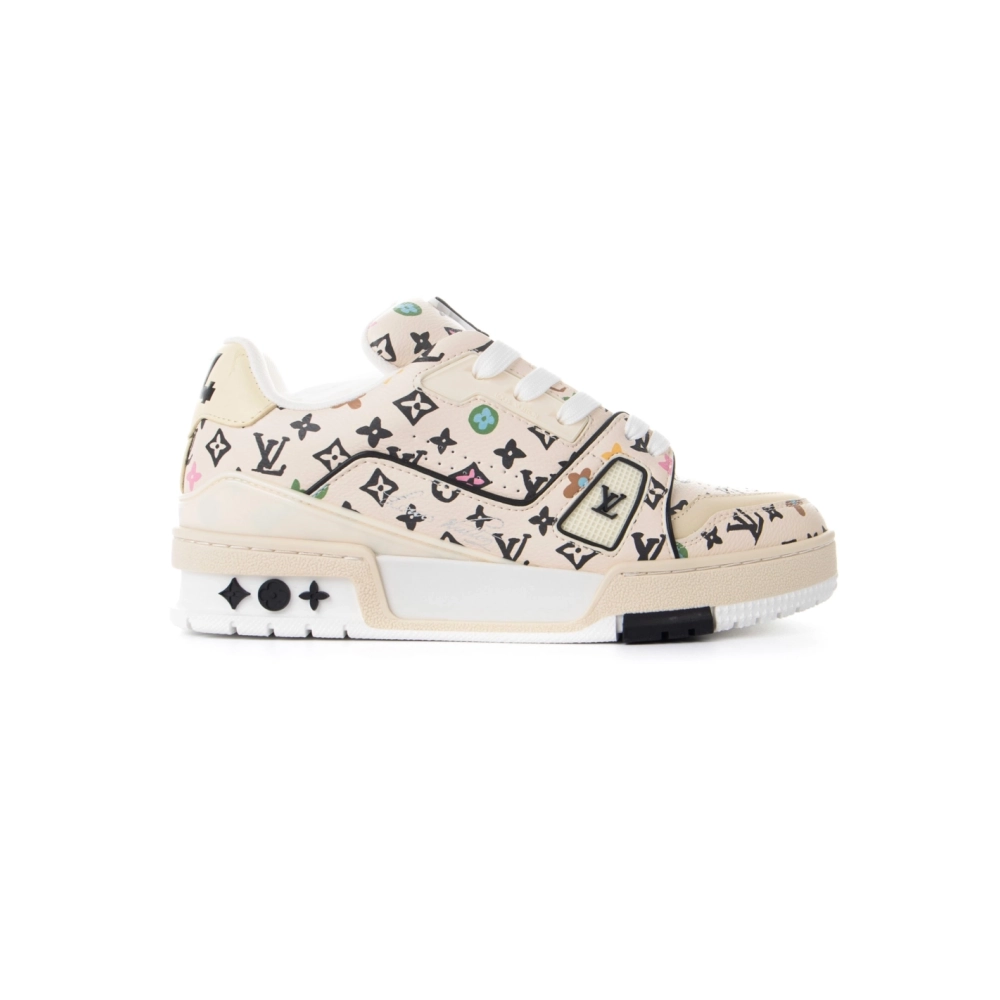 Louis Vuitton Trainer Beige,Louis Vuitton Trainer,LOUIS VUITTON Reps Sneakers,Other Brand Reps Sneakers