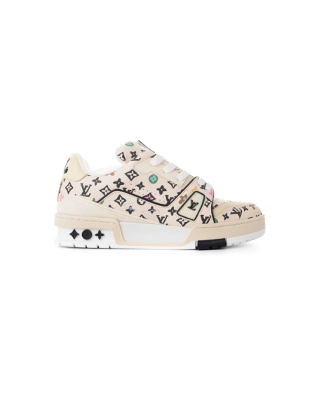 Louis Vuitton Trainer Beige,Louis Vuitton Trainer,LOUIS VUITTON Reps Sneakers,Other Brand Reps Sneakers