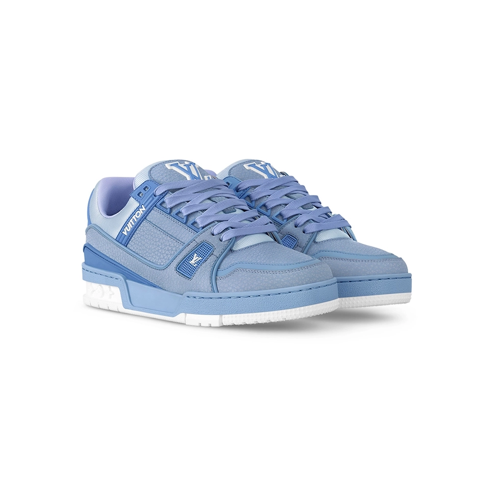 Louis Vuitton Trainer Blue,Louis Vuitton Trainer,LOUIS VUITTON Reps Sneakers,Other Brand Reps Sneakers