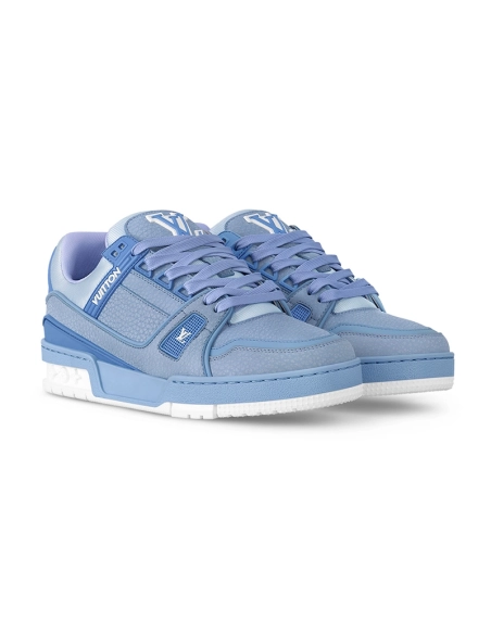 Louis Vuitton Trainer Blue,Louis Vuitton Trainer,LOUIS VUITTON Reps Sneakers,Other Brand Reps Sneakers