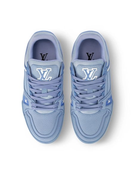 Louis Vuitton Trainer Blue,Louis Vuitton Trainer,LOUIS VUITTON Reps Sneakers,Other Brand Reps Sneakers