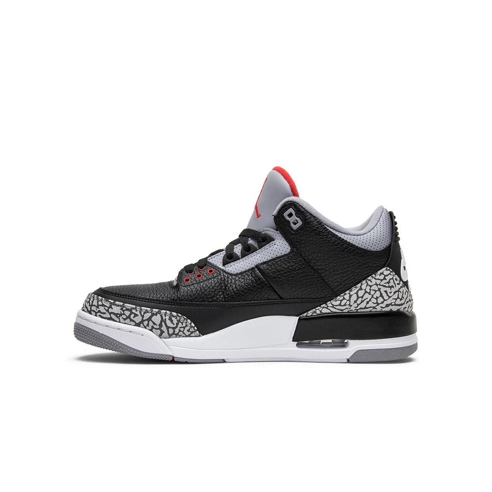 AIR JORDAN 3 RETRO OG BLACK CEMENT 2018 854262 001,AIR JORDAN 3,Air Jordan