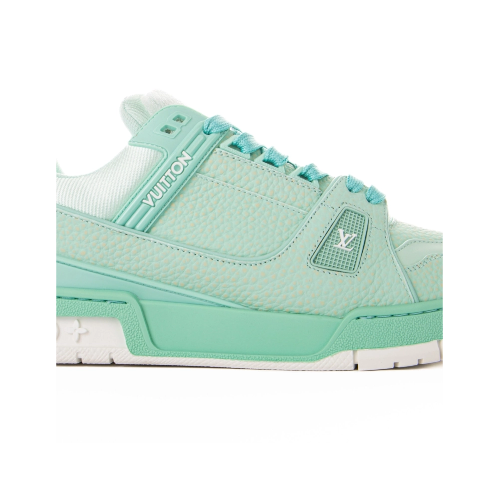 Louis Vuitton Trainer Green,Louis Vuitton Trainer,LOUIS VUITTON Reps Sneakers,Other Brand Reps Sneakers