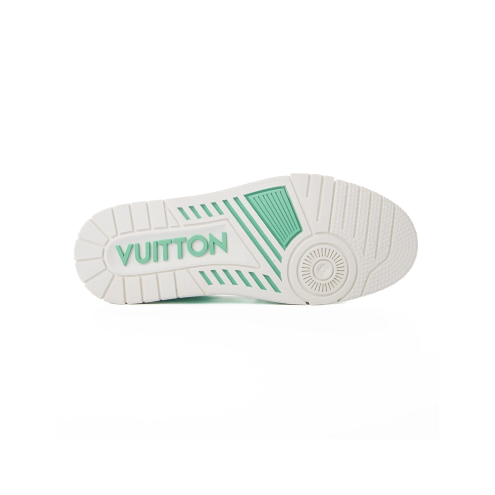 Louis Vuitton Trainer Green,Louis Vuitton Trainer,LOUIS VUITTON Reps Sneakers,Other Brand Reps Sneakers