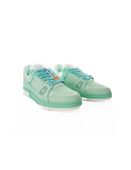 Louis Vuitton Trainer Green,Louis Vuitton Trainer,LOUIS VUITTON Reps Sneakers,Other Brand Reps Sneakers