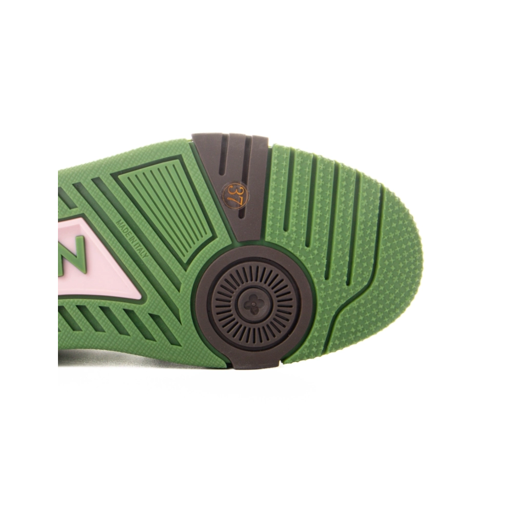 Tyler the Creator x Louis Vuitton Trainer Green,Louis Vuitton Trainer,LOUIS VUITTON Reps Sneakers,Other Brand Reps Sneakers