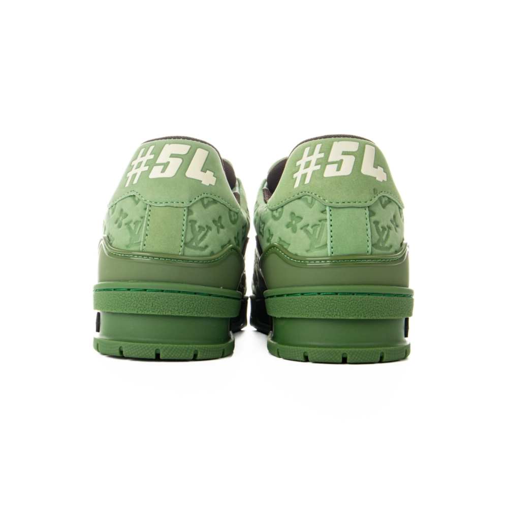 Tyler the Creator x Louis Vuitton Trainer Green,Louis Vuitton Trainer,LOUIS VUITTON Reps Sneakers,Other Brand Reps Sneakers