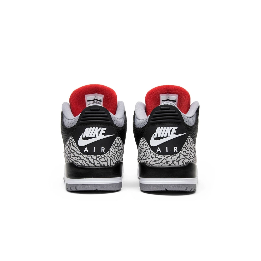 AIR JORDAN 3 RETRO OG BLACK CEMENT 2018 854262 001,AIR JORDAN 3,Air Jordan