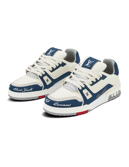 Louis Vuitton New York City Of Dreams Trainer Sneaker,Louis Vuitton Trainer,LOUIS VUITTON Reps Sneakers,Other Brand Reps Sneaker