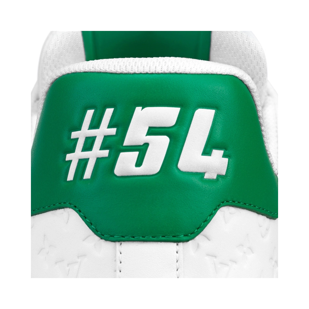 Louis Vuitton Trainer No.54 Signature Green White,Louis Vuitton Trainer,LOUIS VUITTON Reps Sneakers,Other Brand Reps Sneakers