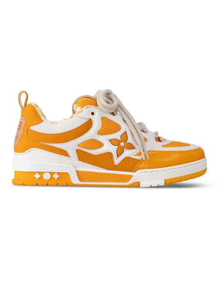 Louis Vuitton LV Skate Sneaker Yellow White,Louis Vuitton Skate,LOUIS VUITTON Reps Sneakers,Other Brand Reps Sneakers