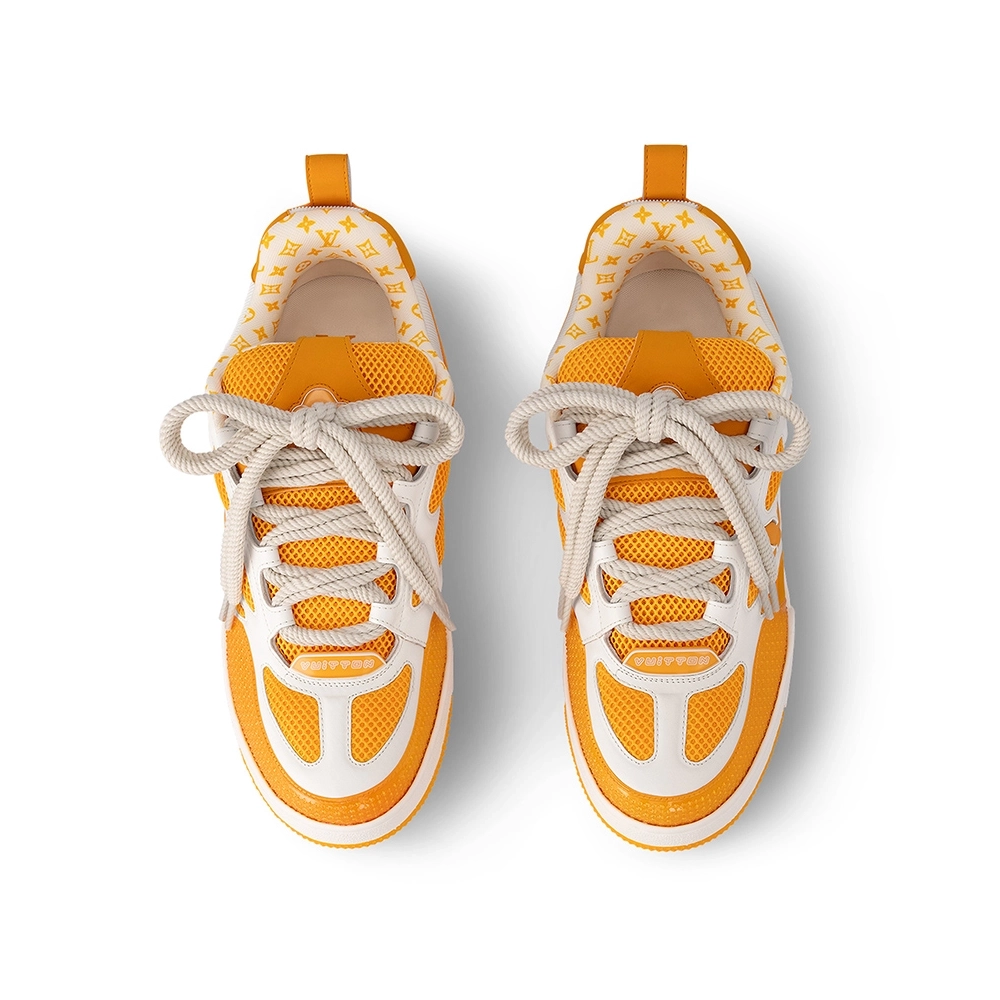 Louis Vuitton LV Skate Sneaker Yellow White,Louis Vuitton Skate,LOUIS VUITTON Reps Sneakers,Other Brand Reps Sneakers