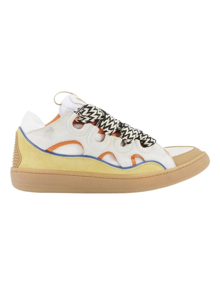 Lanvin Curb Sneaker White Beige,LANVIN SHOES Reps,Other Brand Reps Sneakers