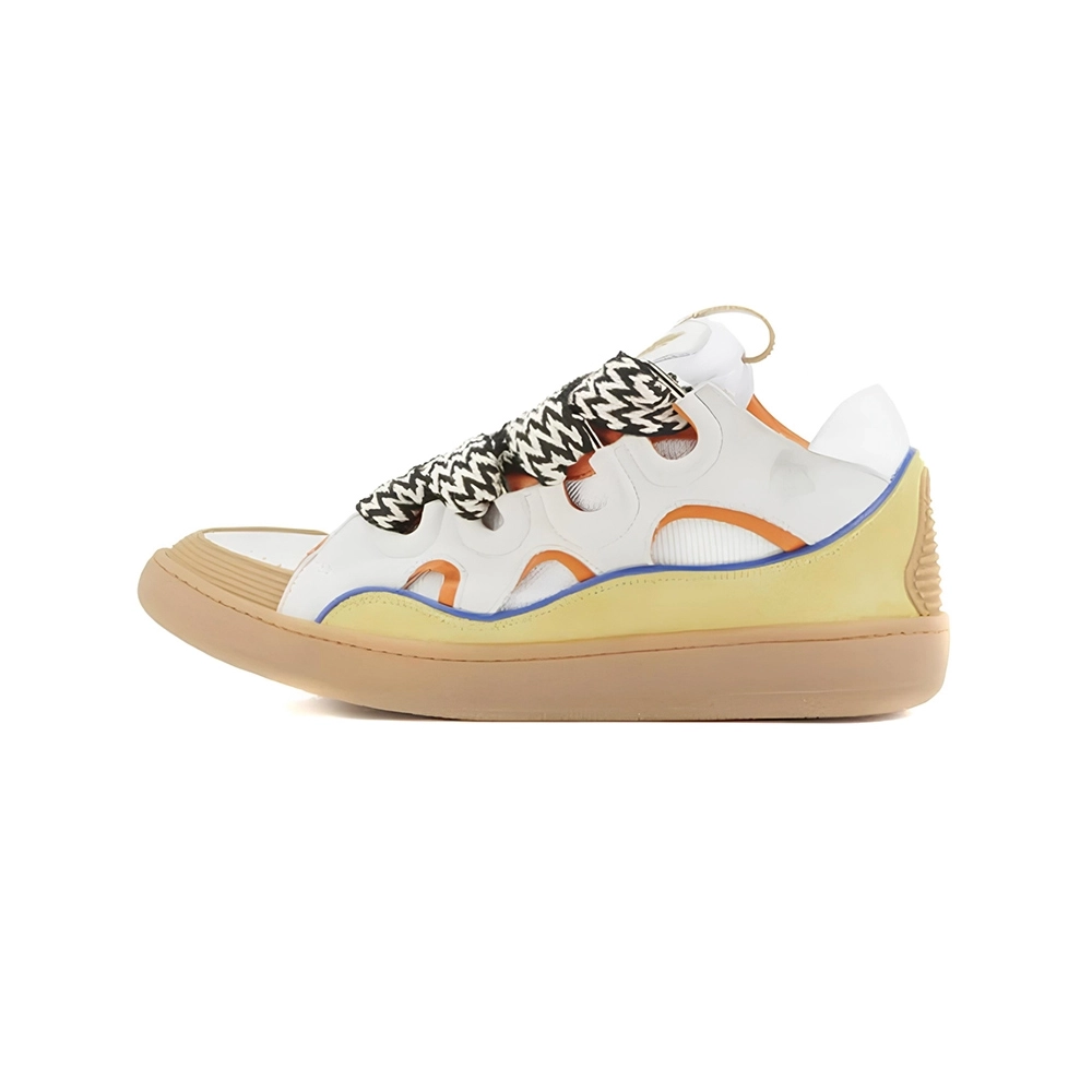 Lanvin Curb Sneaker White Beige,LANVIN SHOES Reps,Other Brand Reps Sneakers