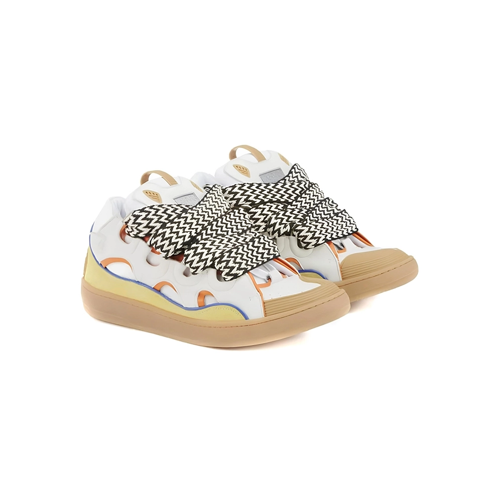 Lanvin Curb Sneaker White Beige,LANVIN SHOES Reps,Other Brand Reps Sneakers