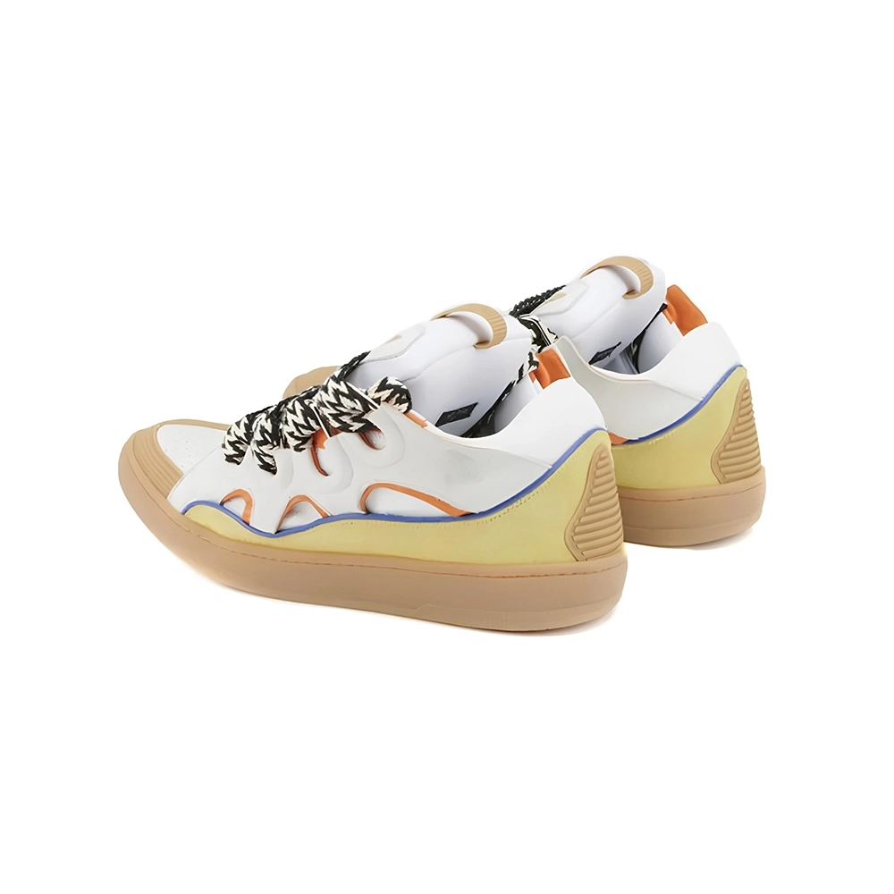 Lanvin Curb Sneaker White Beige,LANVIN SHOES Reps,Other Brand Reps Sneakers