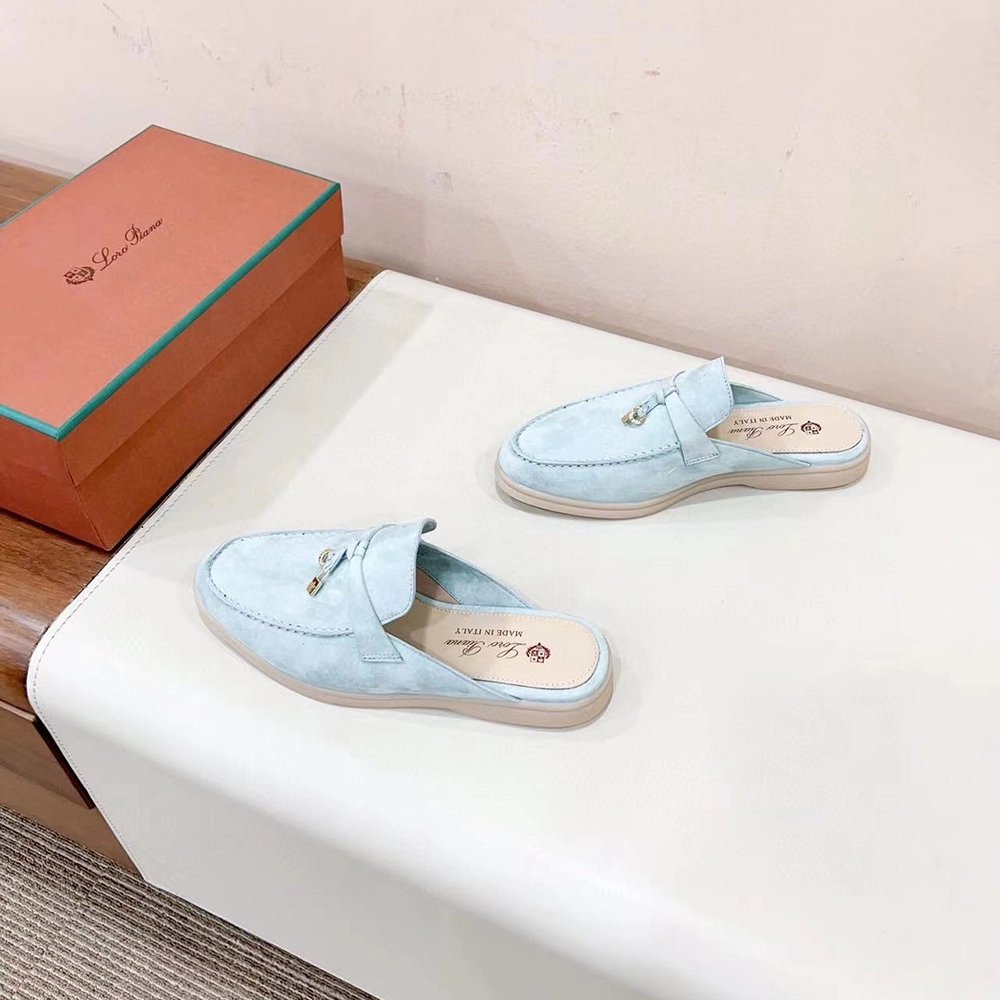 Loro Piana Babouche Charms Walk Moccasin Slippers,LORO PIANA SHOSE,Other Brand Reps Sneakers