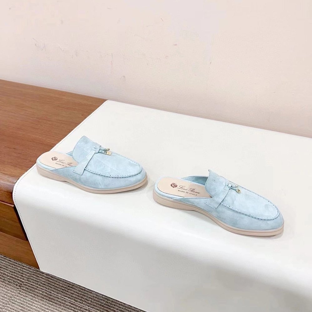 Loro Piana Babouche Charms Walk Moccasin Slippers,LORO PIANA SHOSE,Other Brand Reps Sneakers