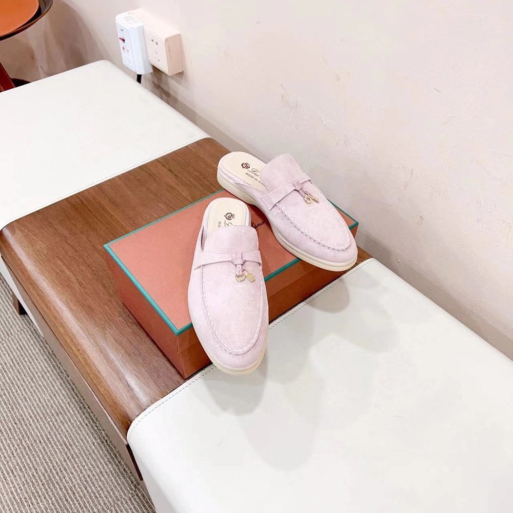 Loro Piana Babouche Charms Walk Moccasin Slippers,LORO PIANA SHOSE,Other Brand Reps Sneakers