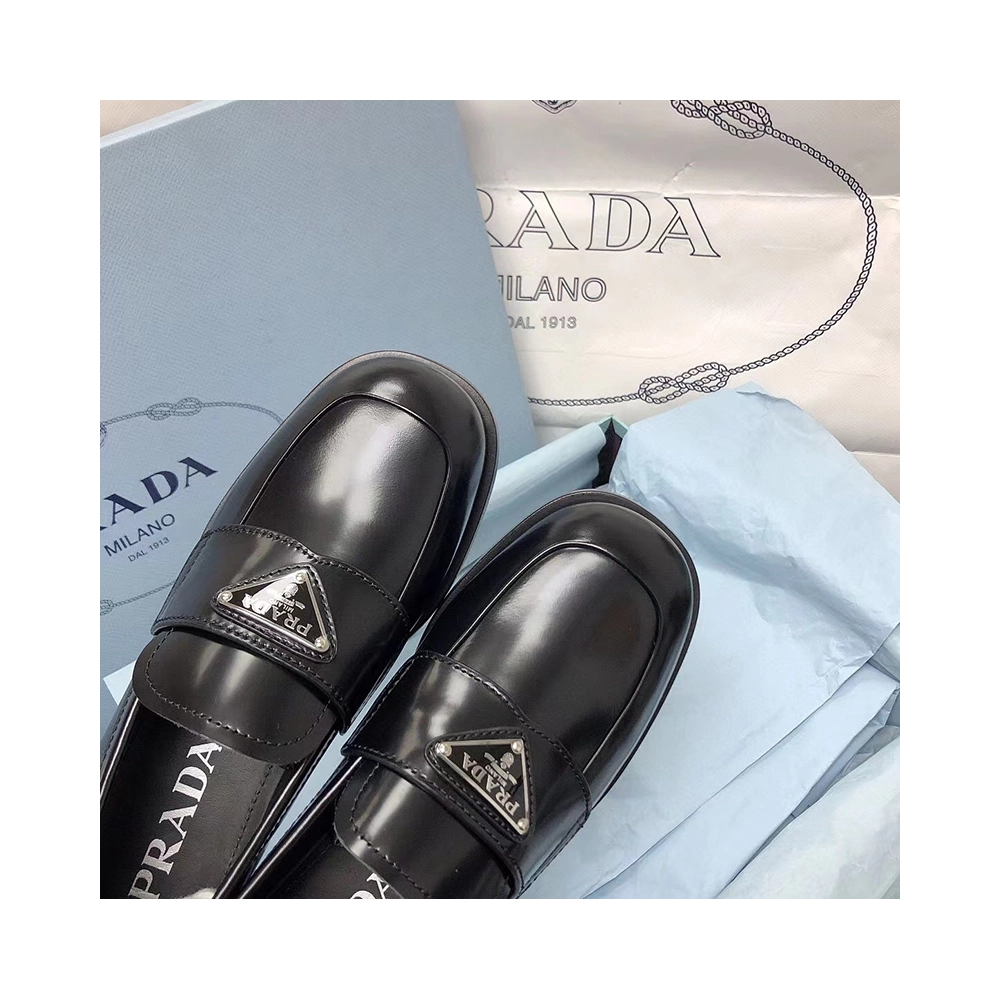 Prada leather loafers,PRADA SNEAKER,Other Brand Reps Sneakers