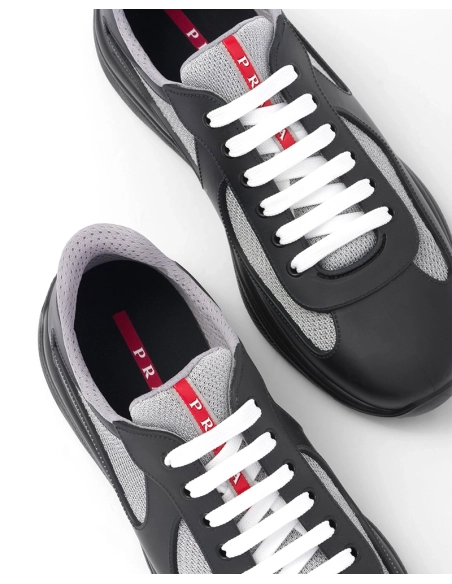 Prada Americas Cup Soft rubber and bike fabric sneakers,PRADA SNEAKER,Other Brand Reps Sneakers