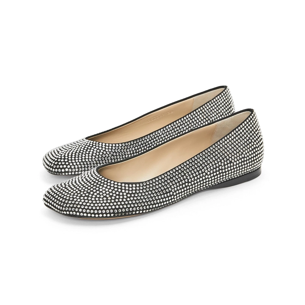 Loewe rhinestone ballet shoes,Other Reps Sneakers,Other Brand Reps Sneakers