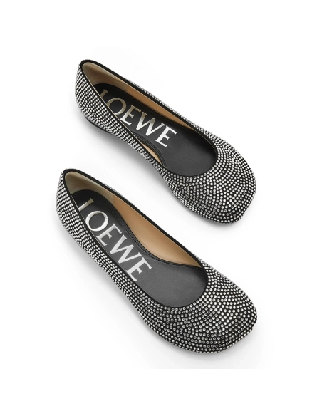 Loewe rhinestone ballet shoes,Other Reps Sneakers,Other Brand Reps Sneakers