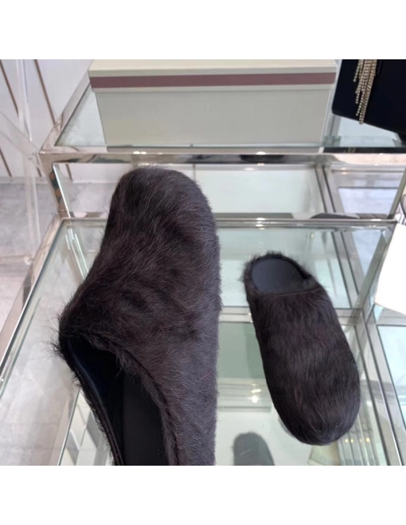 MARNI Fussbett Sabot CalfHair Backless Loafers,Other Reps Sneakers,Other Brand Reps Sneakers