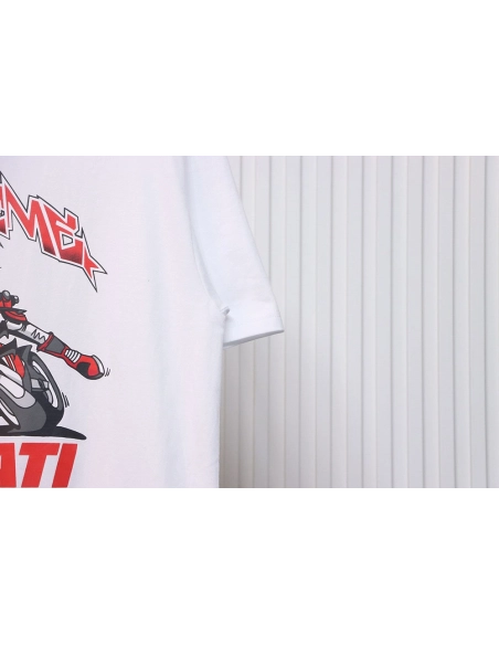 Supreme Ducati co-branded printed short-sleeved T-shirt TSK3,All order with free shipping Cheap Supreme with free shipping