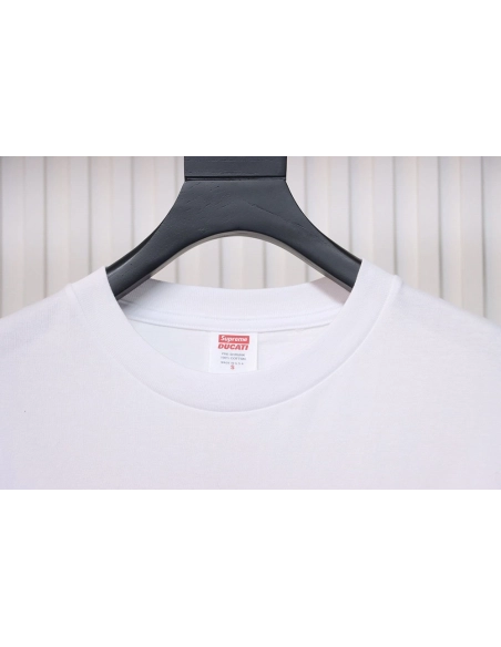 Supreme Ducati co-branded printed short-sleeved T-shirt TSK3,All order with free shipping Cheap Supreme with free shipping