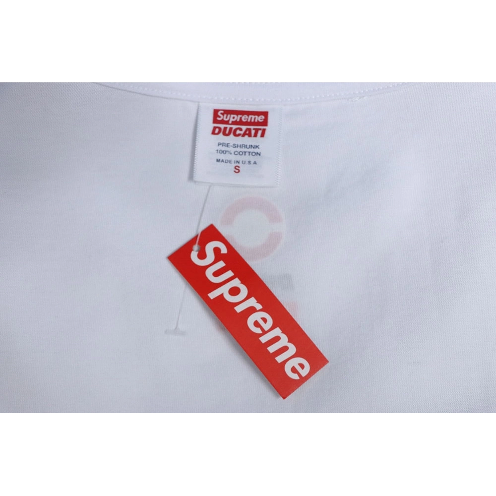 Supreme Ducati co-branded printed short-sleeved T-shirt TSK3,All order with free shipping Cheap Supreme with free shipping