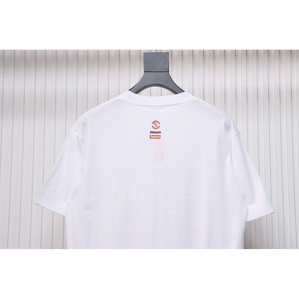 Supreme Ducati co-branded printed short-sleeved T-shirt TSK3,All order with free shipping Cheap Supreme with free shipping