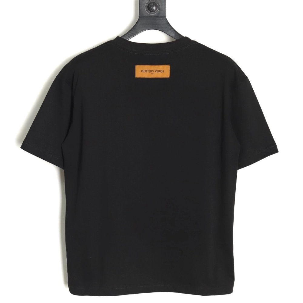 Reps Louis Vuitton circle monogram short-sleeved T-shirt TSK1,All order with free shipping Reps Louis Vuitton