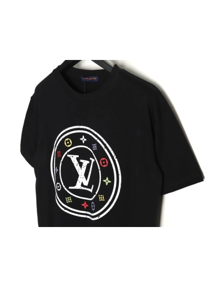 Reps Louis Vuitton circle monogram short-sleeved T-shirt TSK1,All order with free shipping Reps Louis Vuitton