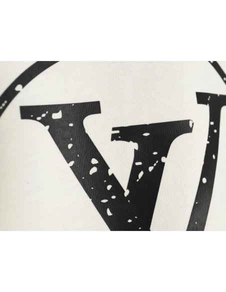 Reps Louis Vuitton circle monogram short-sleeved T-shirt,All order with free shipping Reps Louis Vuitton