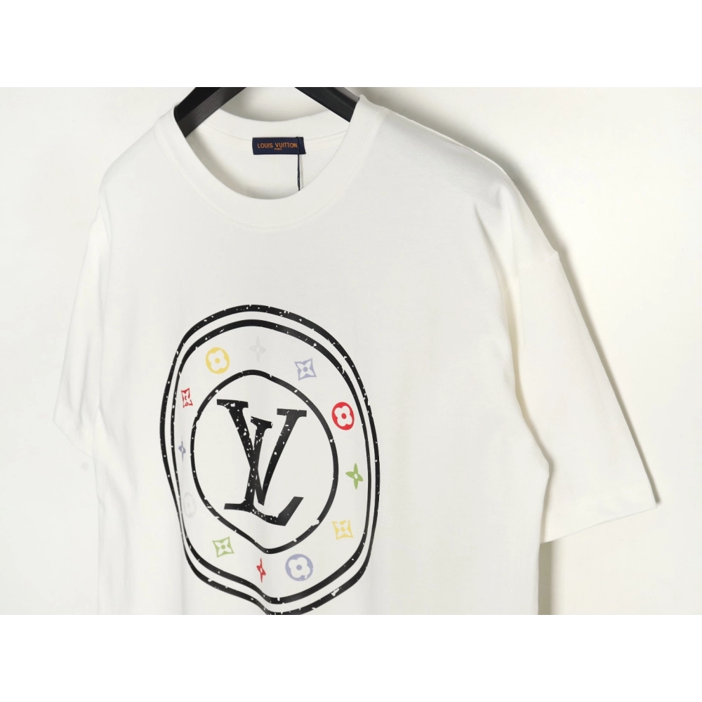 Reps Louis Vuitton circle monogram short-sleeved T-shirt,All order with free shipping Reps Louis Vuitton