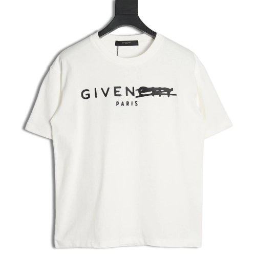 Givenchy altered lettering short-sleeved T-shirt,All order with free shipping Givenchy
