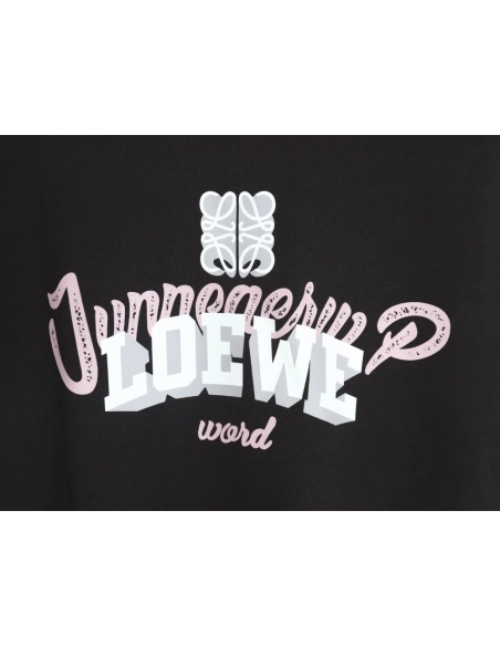 Loewe Overlapping Lettering Short Sleeve T-Shirt TSK1,All order with free shipping Loewe