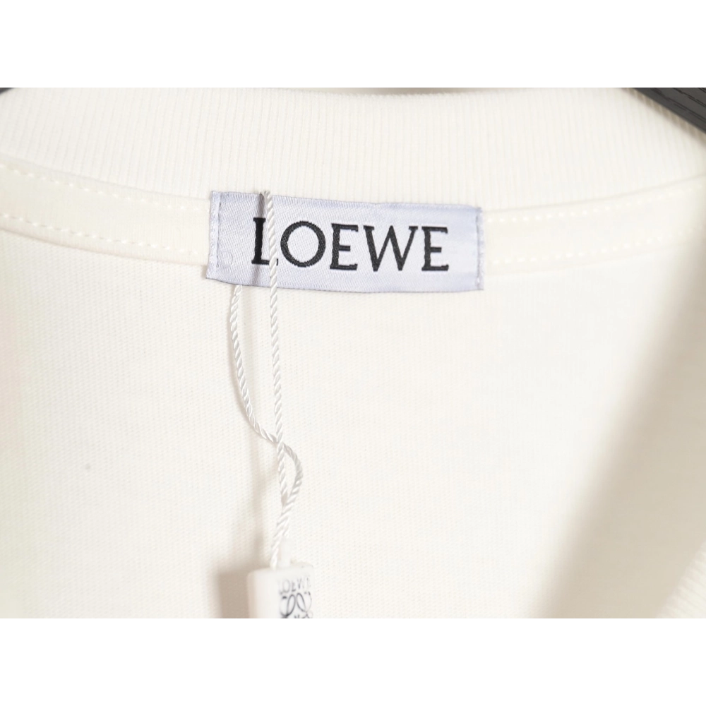 Loewe Overlapping Lettering Short Sleeve T-Shirt,All order with free shipping Loewe