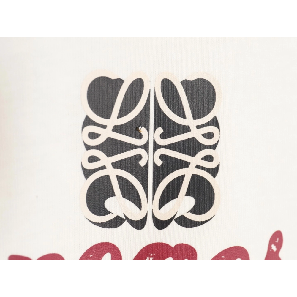 Loewe Overlapping Lettering Short Sleeve T-Shirt,All order with free shipping Loewe